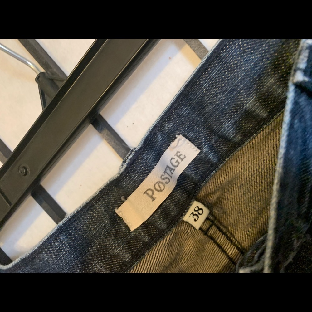 EUC Postage Men's Distressed Blue Denim Jeans size 38 Waist - Picture 11 of 11